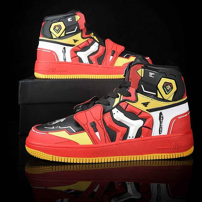evangelion shoes anime costum sneakers 2022