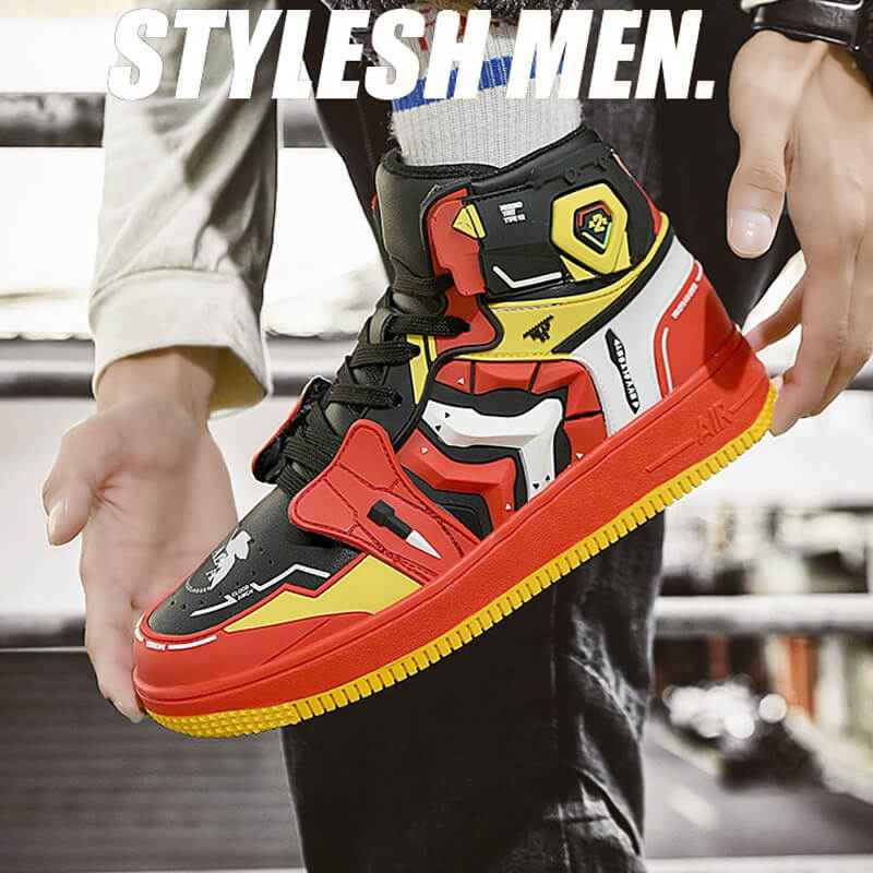 evangelion shoes anime costum sneakers 2022