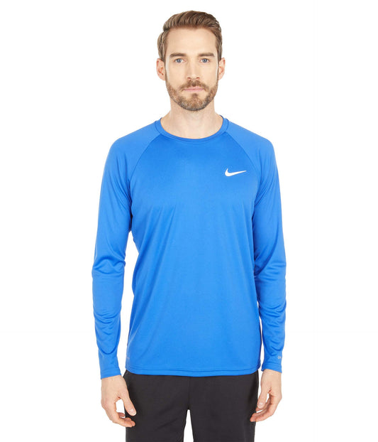 Nike Mens Essential Long Sleeve Hydroguard Game Royal SM