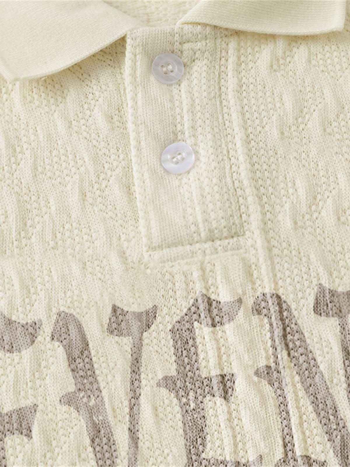 Polo Shirt Letter