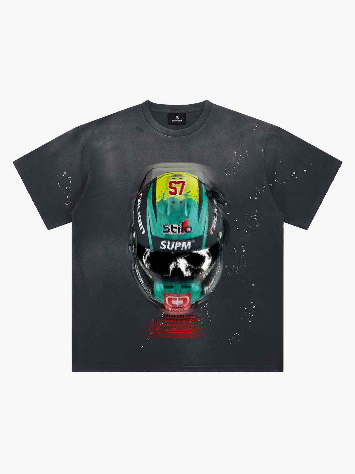 Racing Helmet Graphic T-Shirt