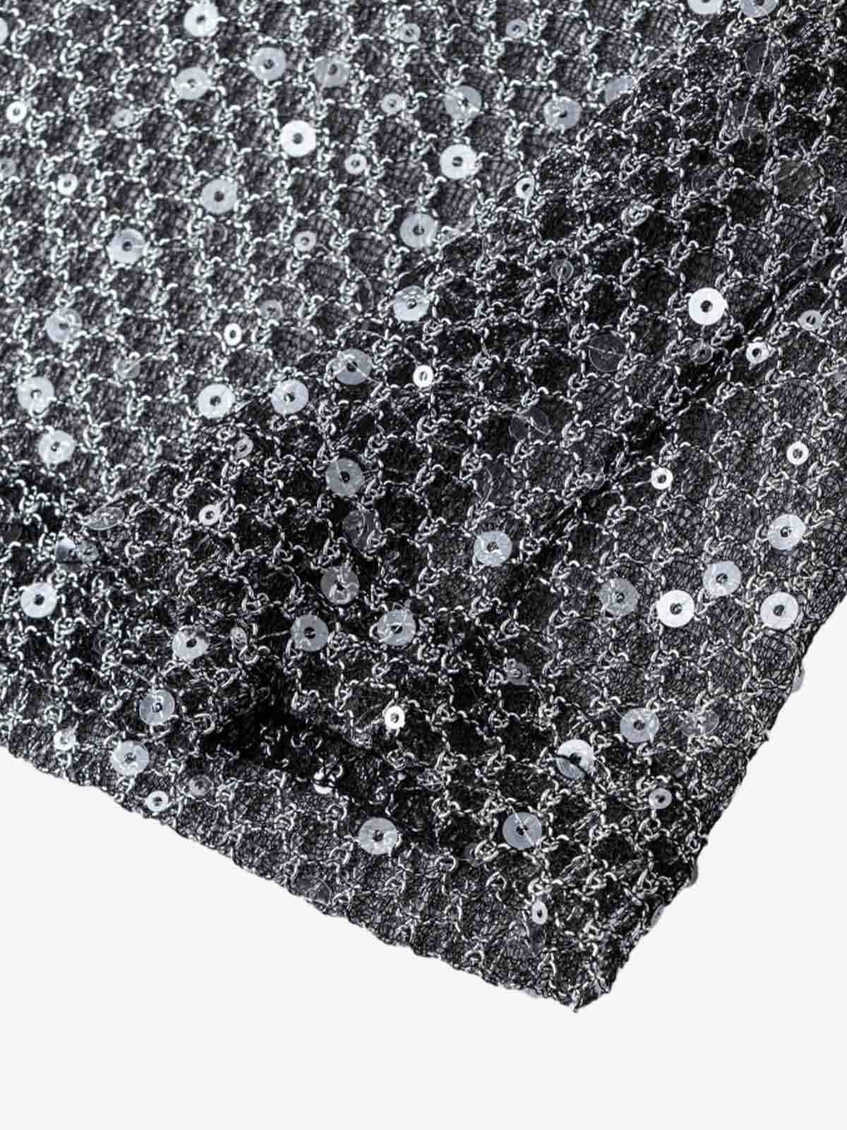 Glitter Niche See-Through Mesh T-Shirt