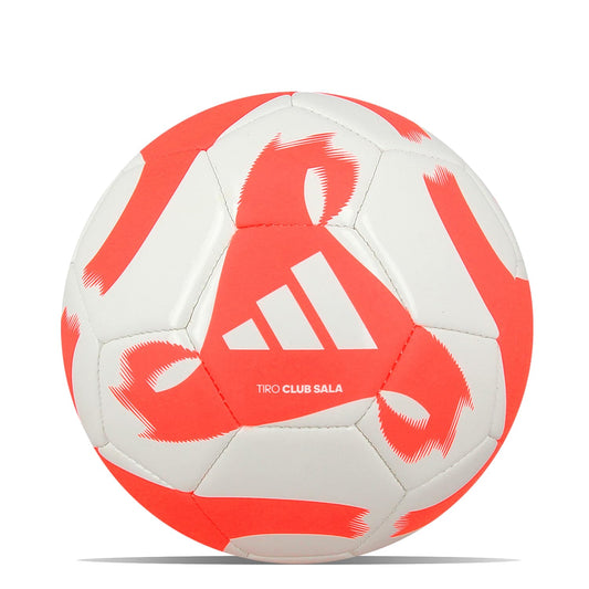 adidas Unisex-Adult Tiro Club Sala Soccer Ball White/Solar Red 3