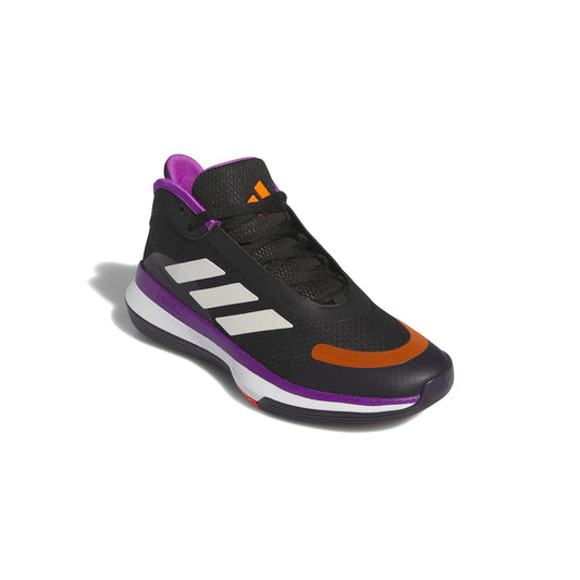adidas Mens Bounce Legends Basketball Sneaker Black/Purple Burst/Aurora Black 9.5