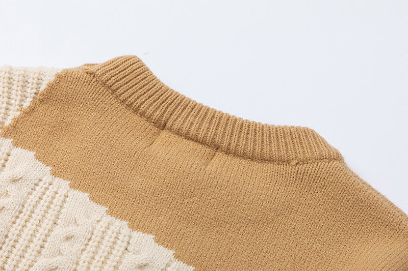 Street Starburst Patchwork Oversized Jumper - High Street Knitwear | LuxuryUrbanwear - Luxuryurbanwear