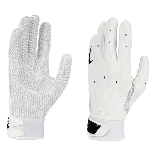 Nike D-Tack 7.0 Lineman Football Gloves (White | White | Black XX-Large)