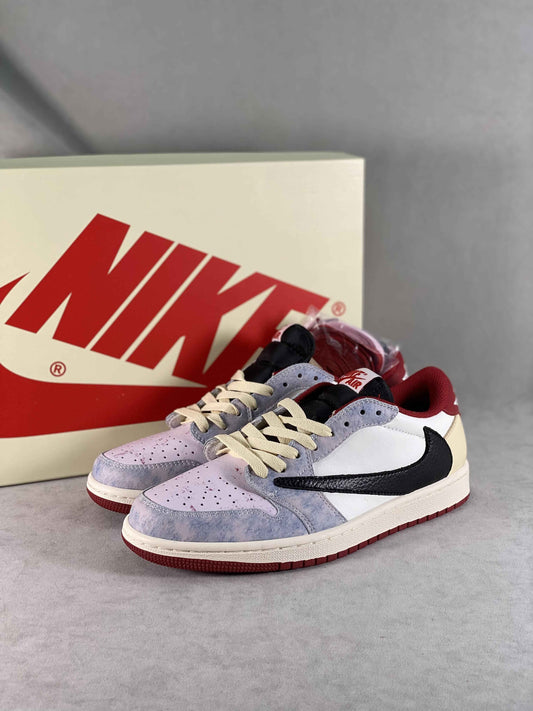 Custom Travis Scott Fragment Air Jordan 1 Low TS CM7866 125 Sneakers SneakerNational
