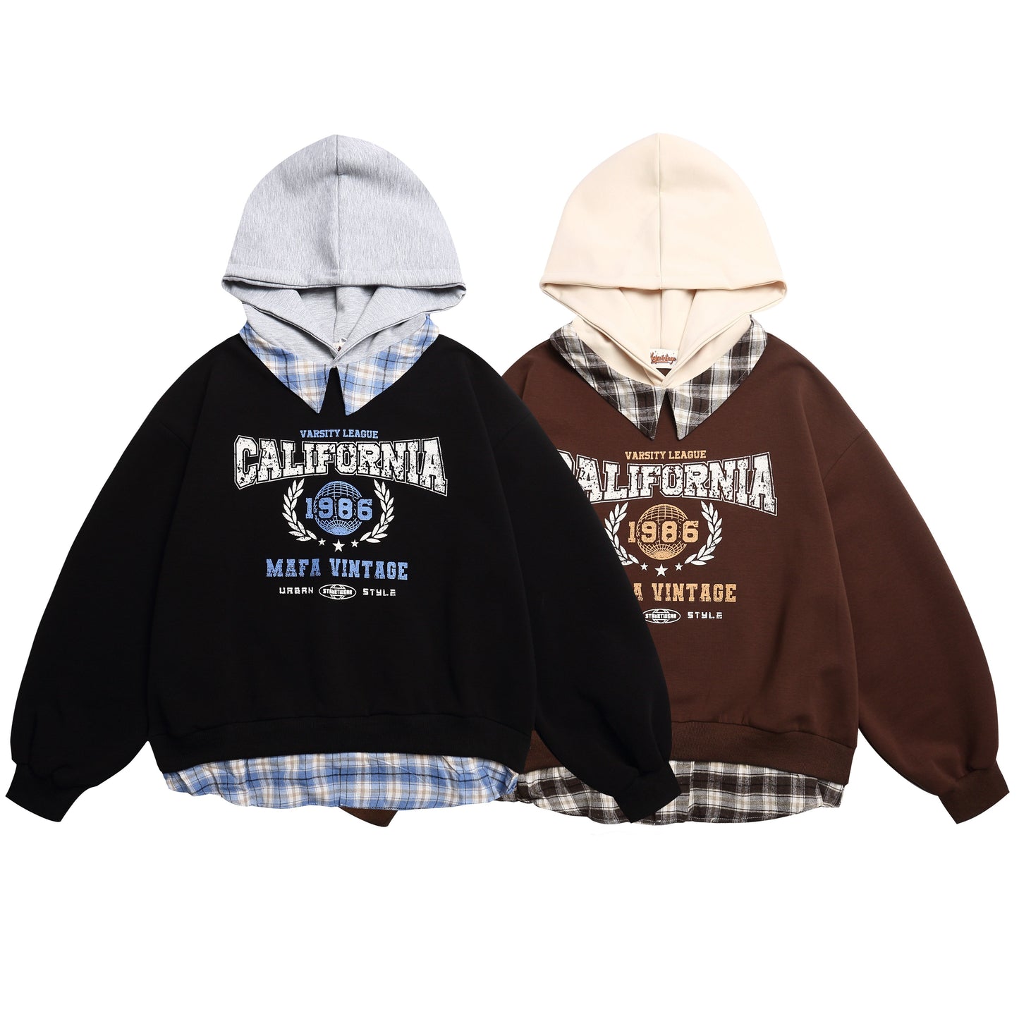 California Varsity | Hoodie – Layered Streetwear Style - Luxuryurbanwear