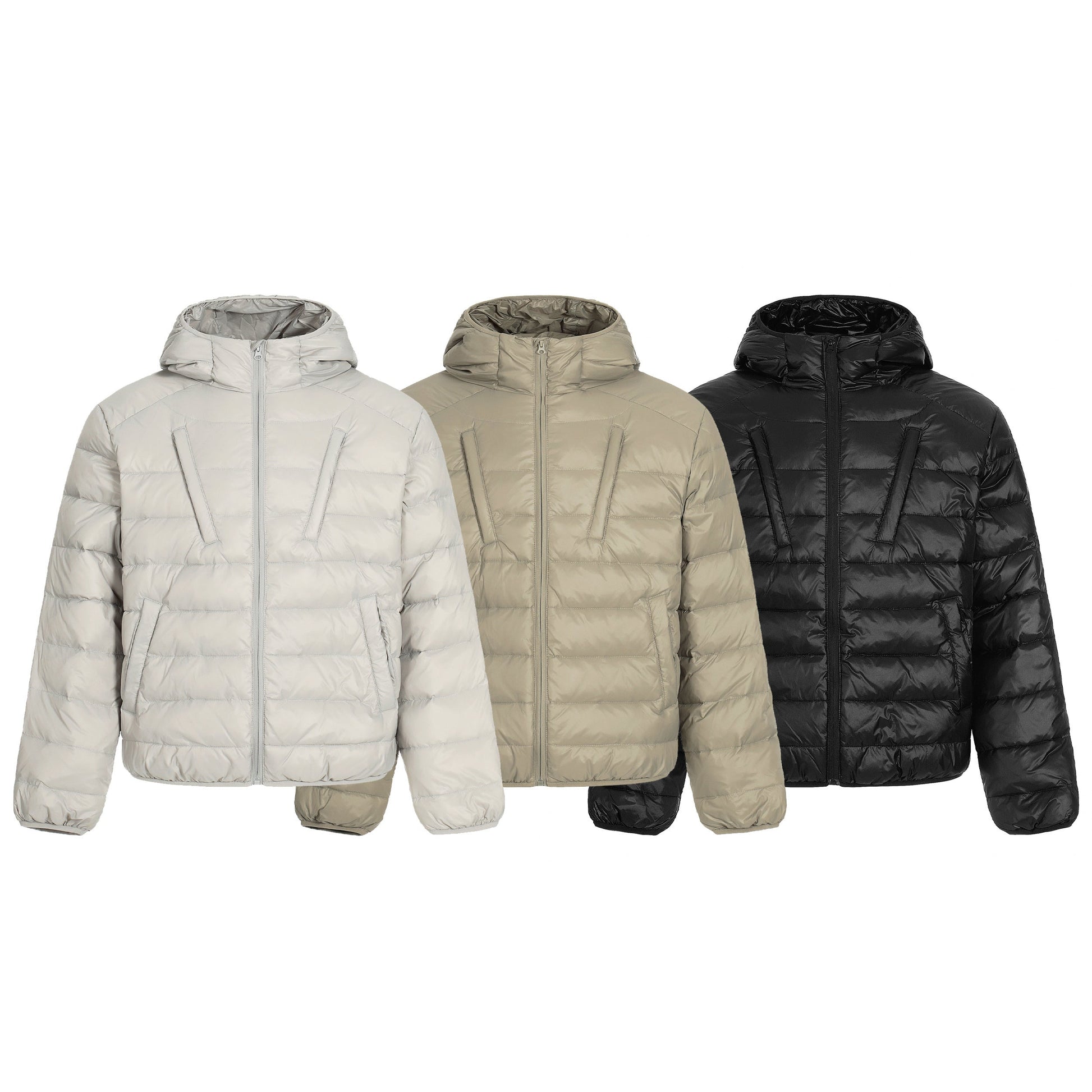 Structured Quilted | Hooded Puffer Jacket - Luxuryurbanwear