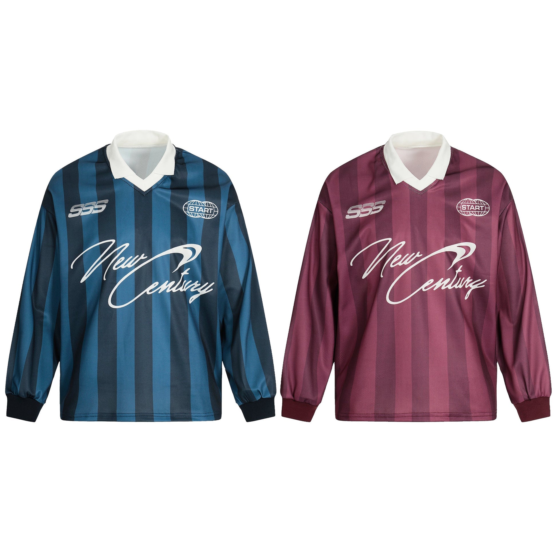 Signature Stripes Graphic | V-Neck Sweatshirt - Luxuryurbanwear