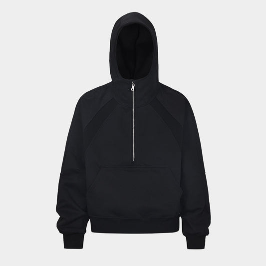 Half Zip | Essential Hoodie - Luxuryurbanwear