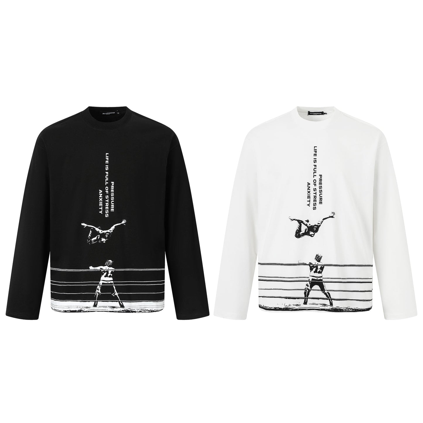 Wrestling Graphic Print | Streetwear Sweatshirt - Luxuryurbanwear