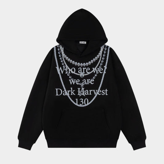 Chains Print | Graphic Hoodie - Luxuryurbanwear