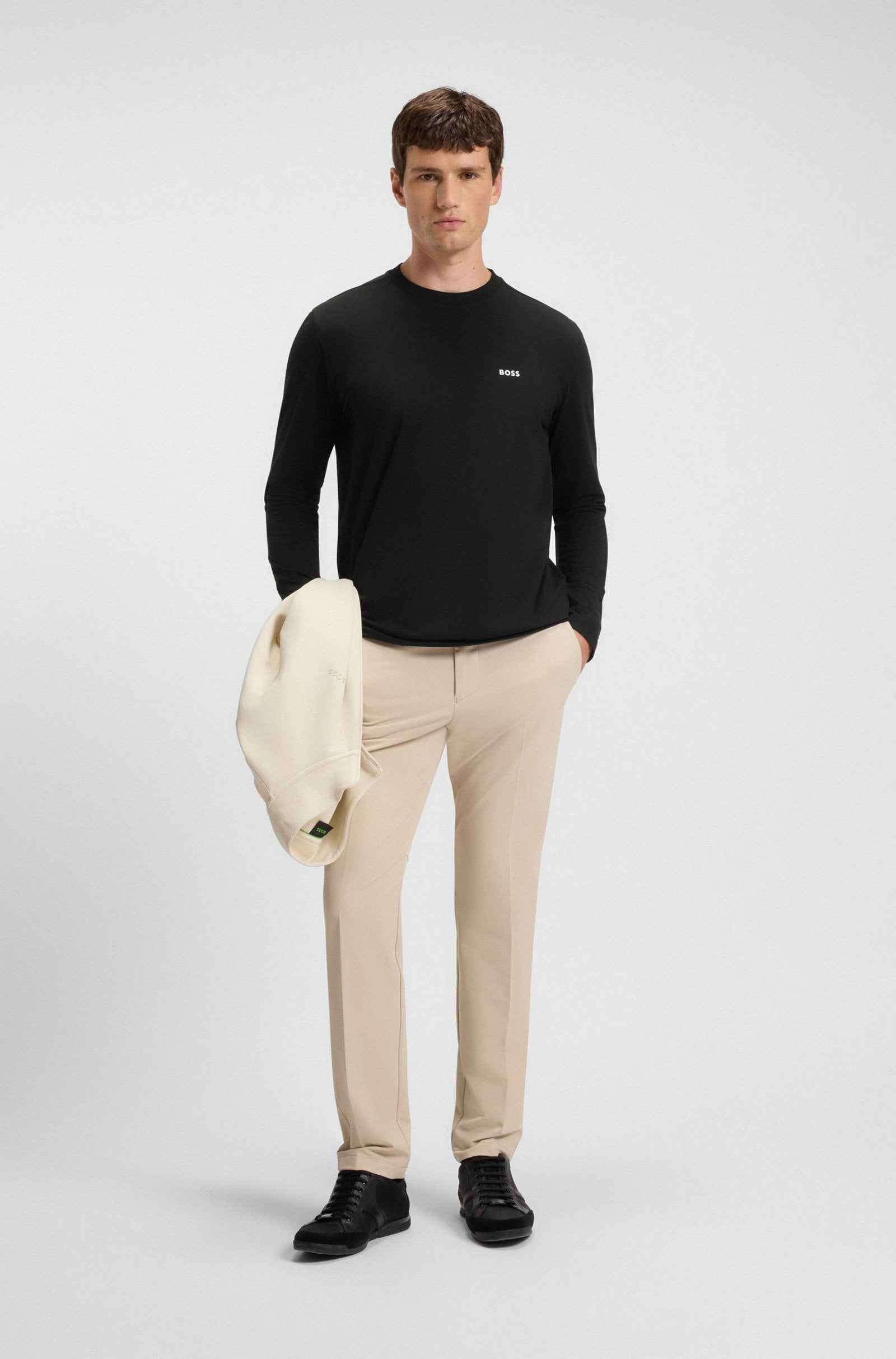 Boss Green Long Tee - Black
