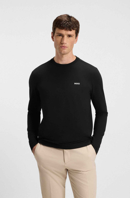 Boss Green Long Tee - Black