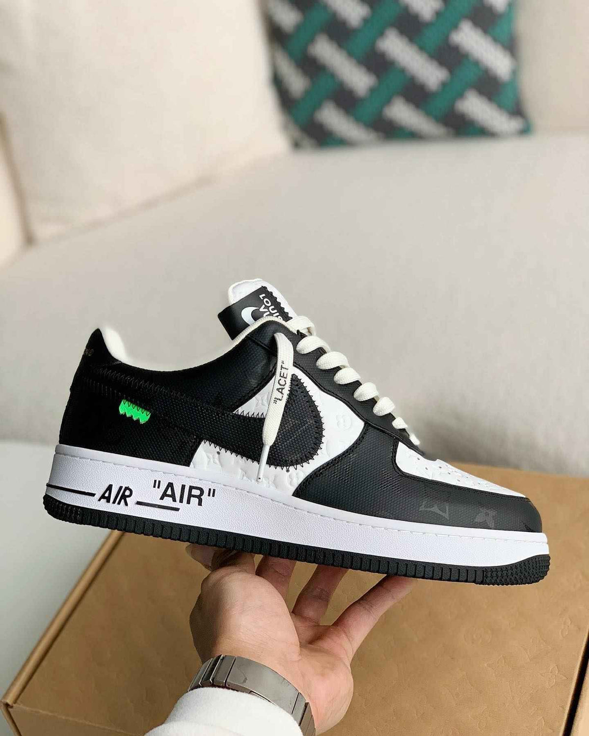 Air Force 1 Low Black White Sneaker