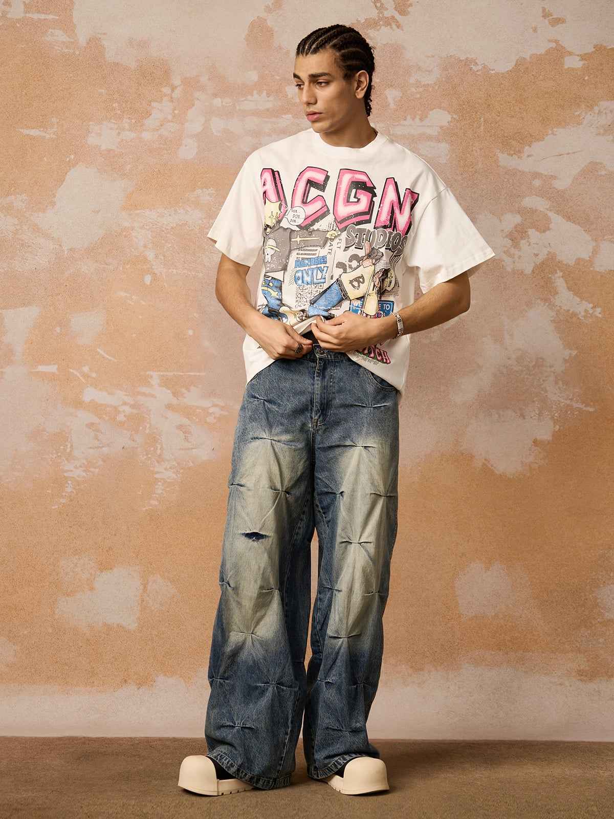 Retro Street Graphic T-Shirt