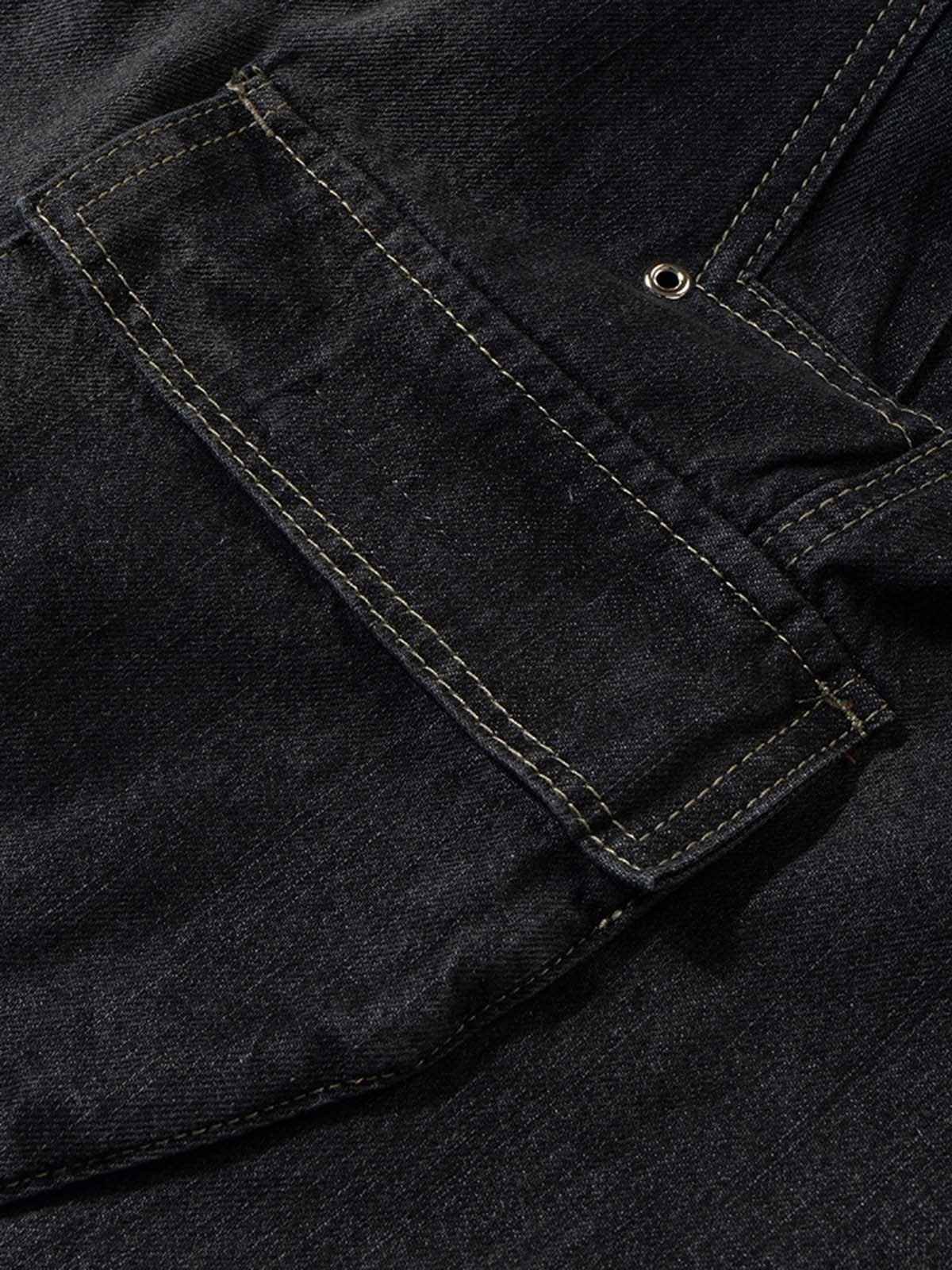 Street RO Washed Denim Cargo Jort