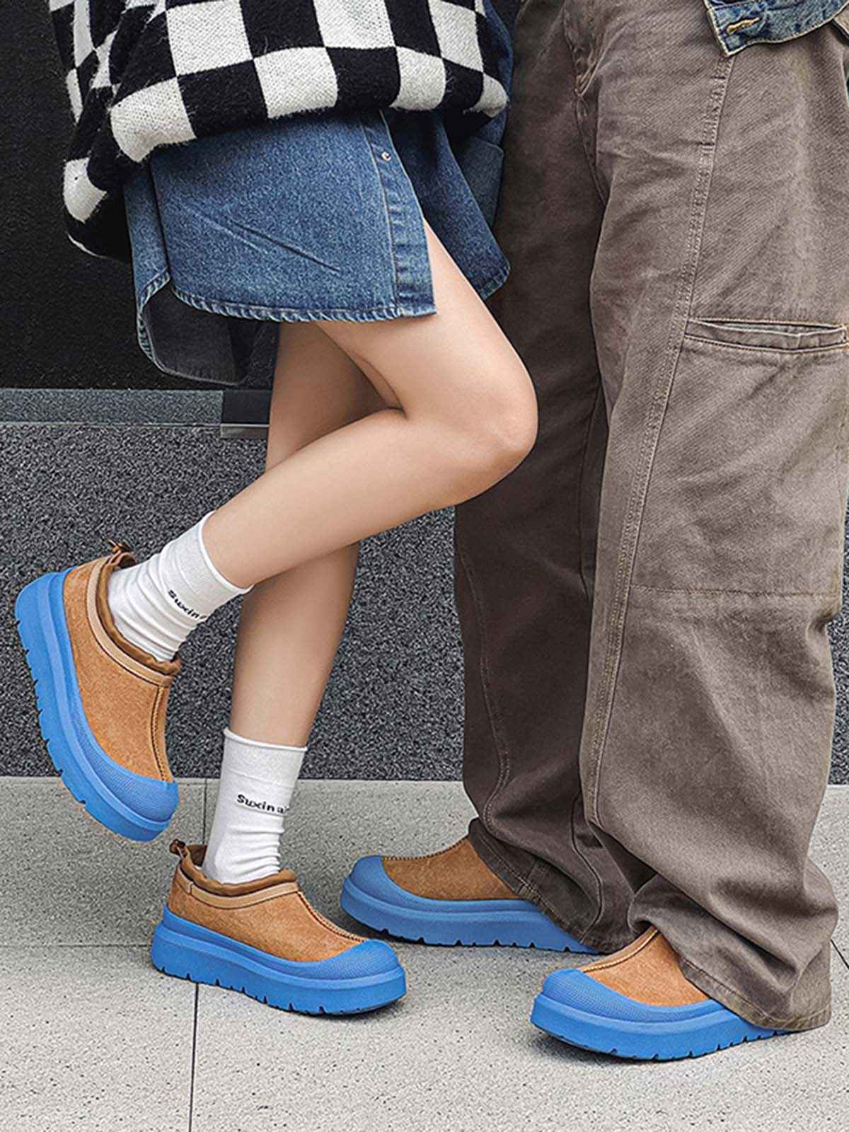Thesupermade Thick-soled Fleece Fur Snow Boots