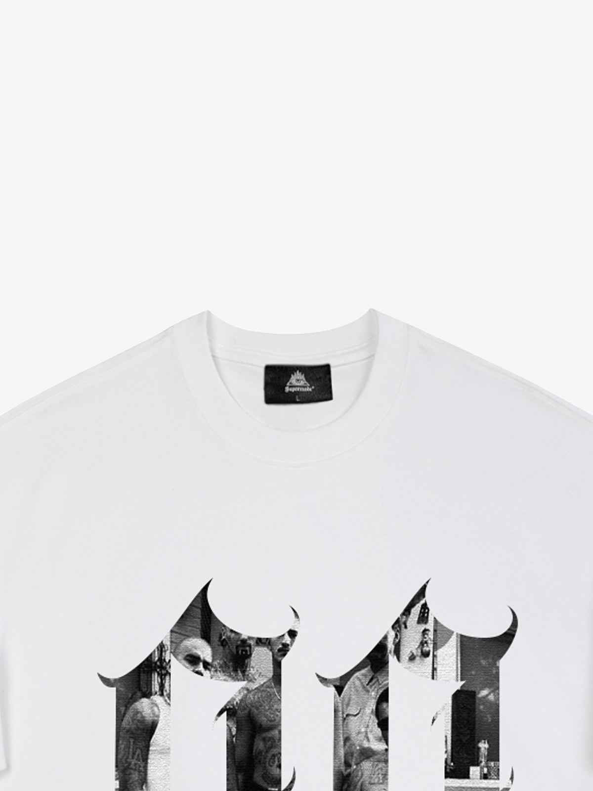Original Photograph Letter Oversized Graphic T-Shirt