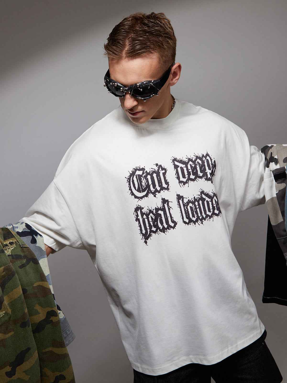 Original "Cut Deep Heal Louder" Graphic T-Shirt