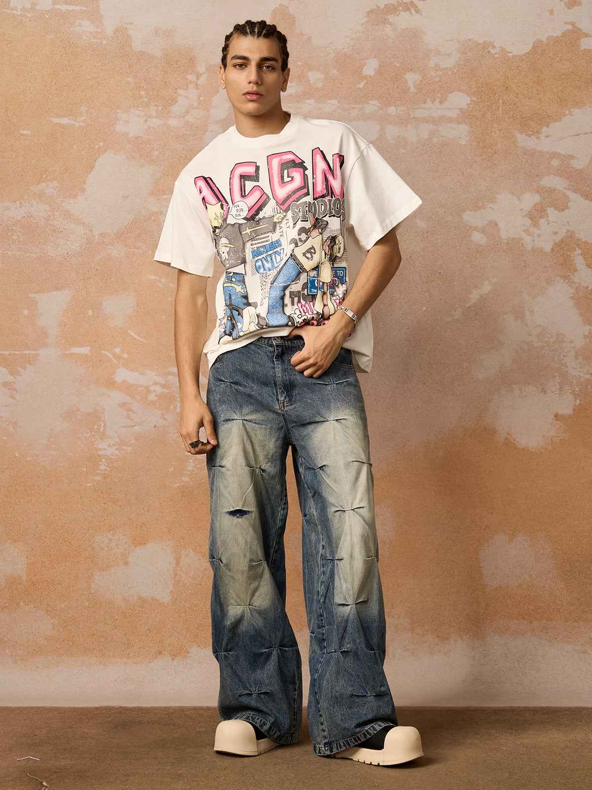 Retro Street Graphic T-Shirt