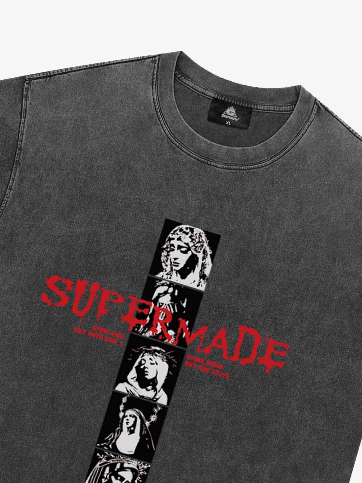 Mary Vintage-Inspired Graphic Design T-Shirt