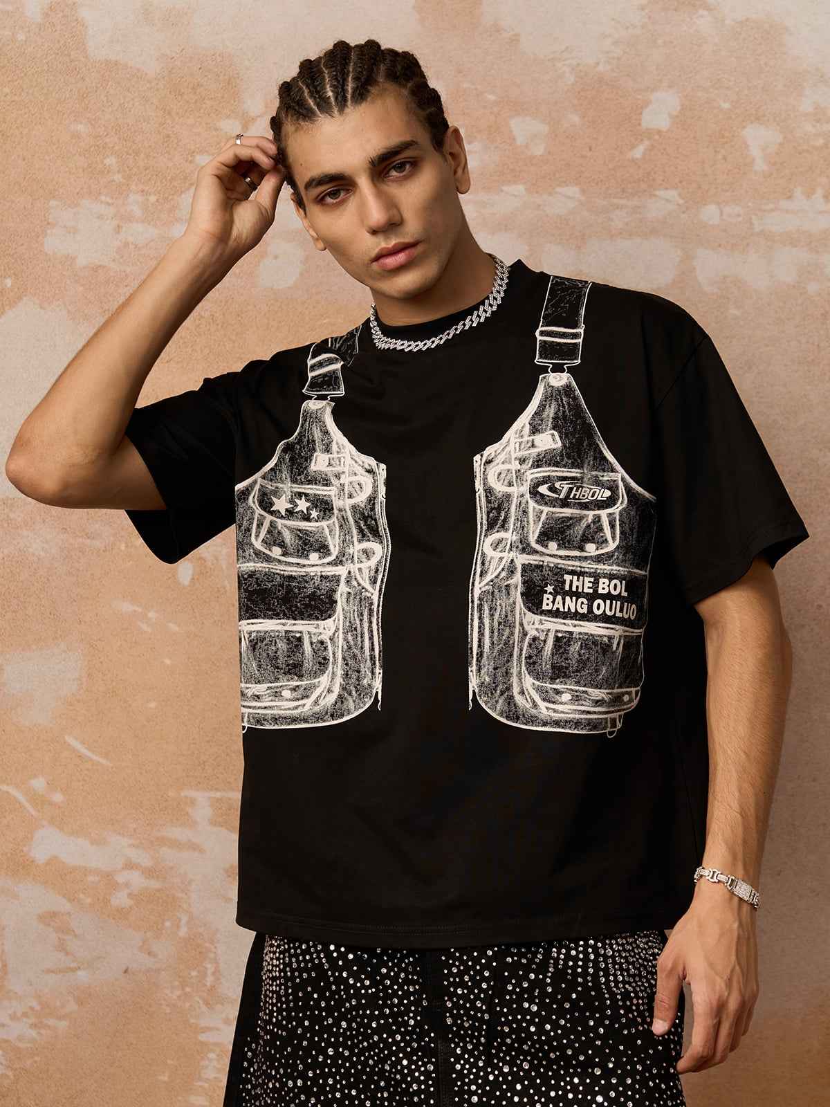 Jacket Print Graphic T-Shirt