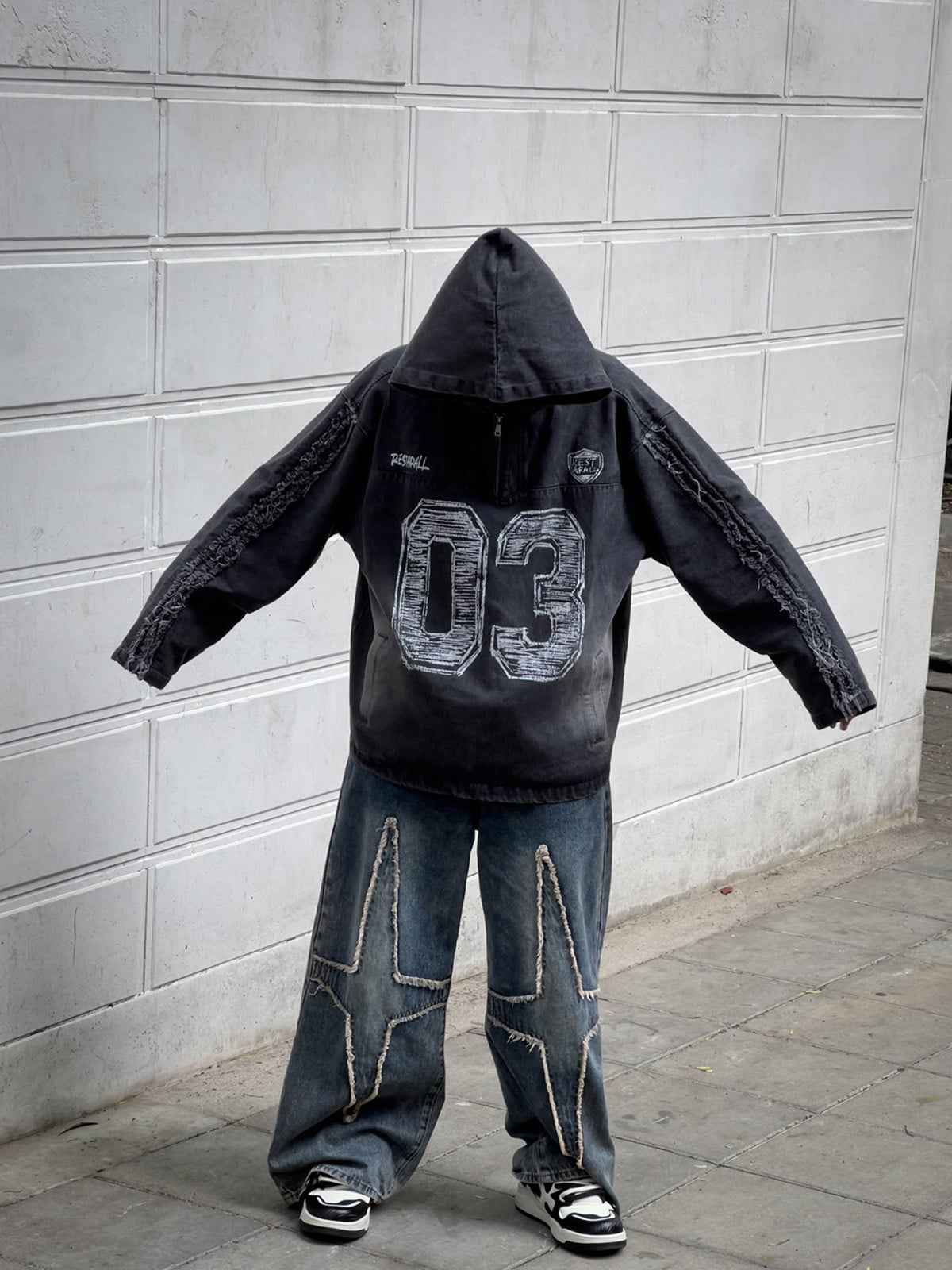 High Street Star Washed Jeans - 2150