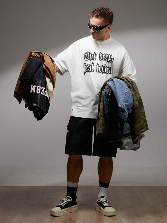 Original "Cut Deep Heal Louder" Graphic T-Shirt