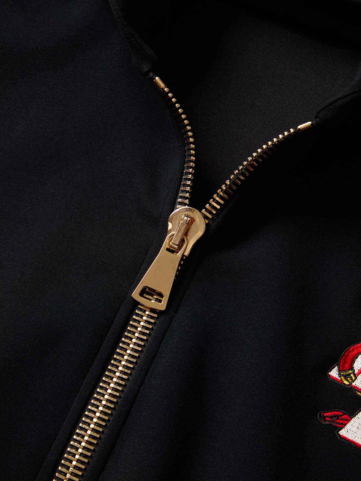 Original Embroidered Zip Up Hoodie