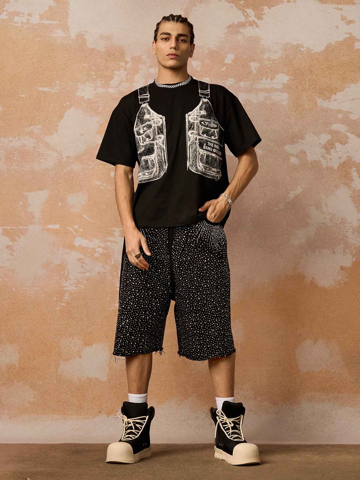 Jacket Print Graphic T-Shirt
