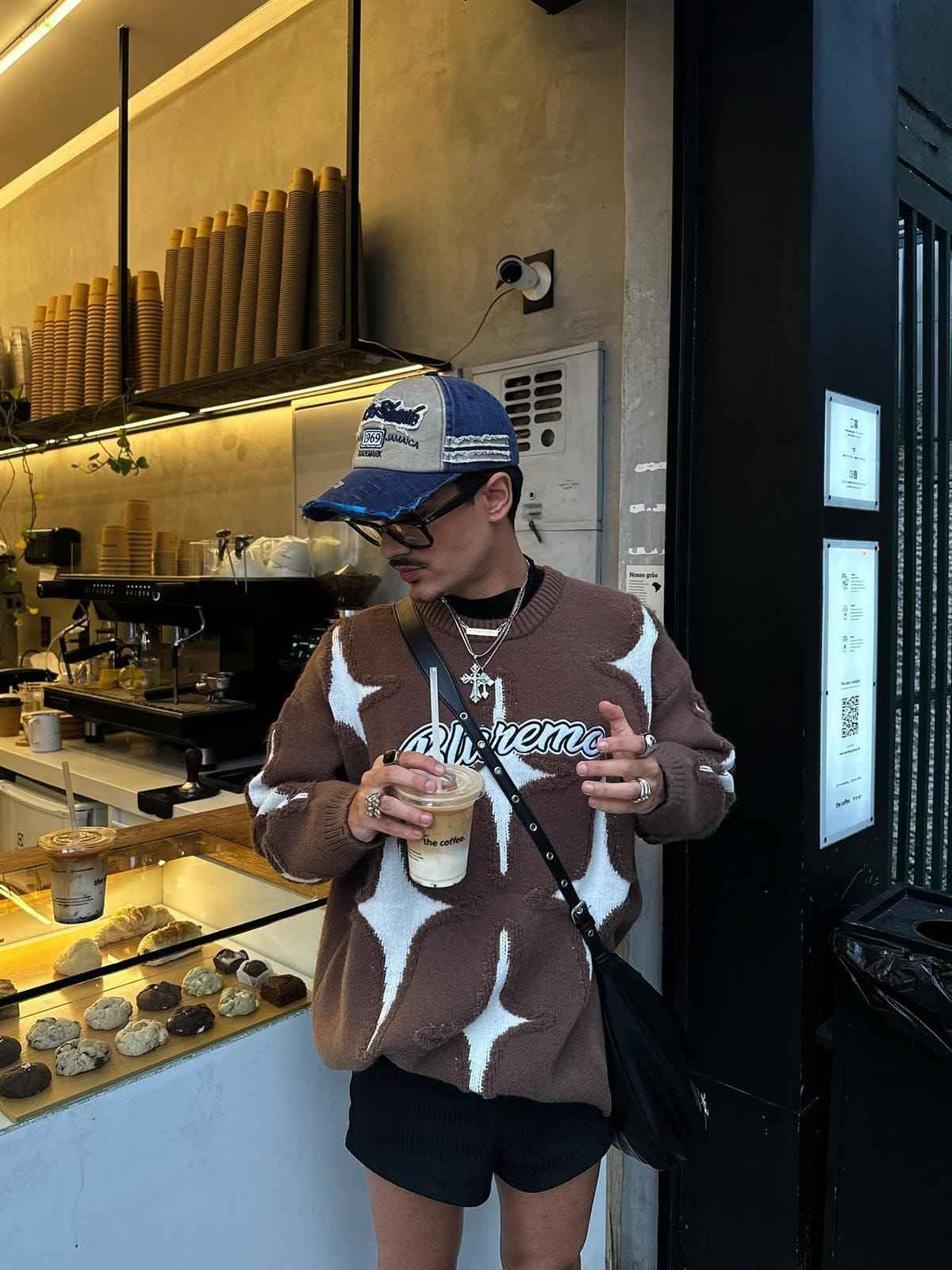 Casquette Monogramme Rétro