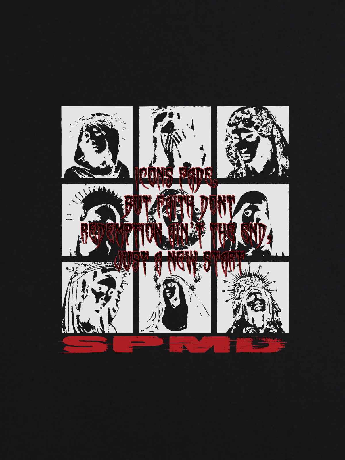Original Saint Slogan Graphic T-Shirt