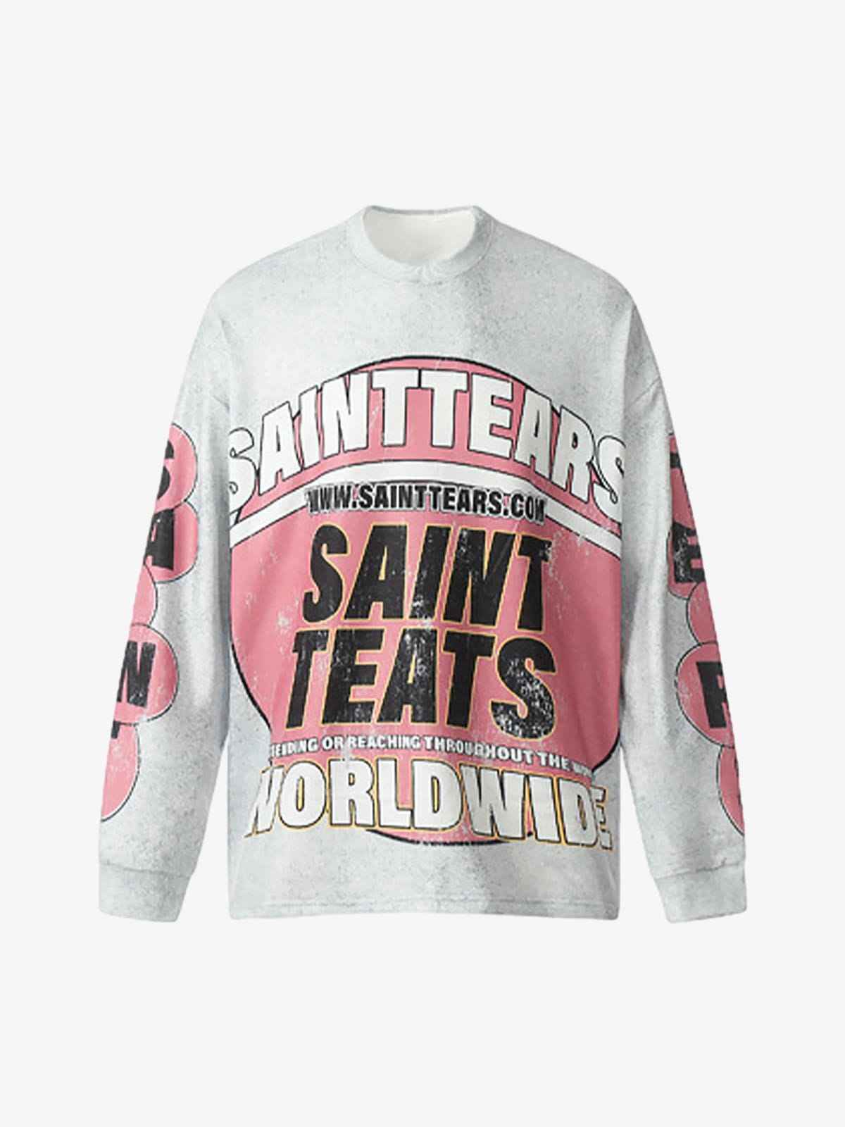 Long Sleeve Washed Lettering