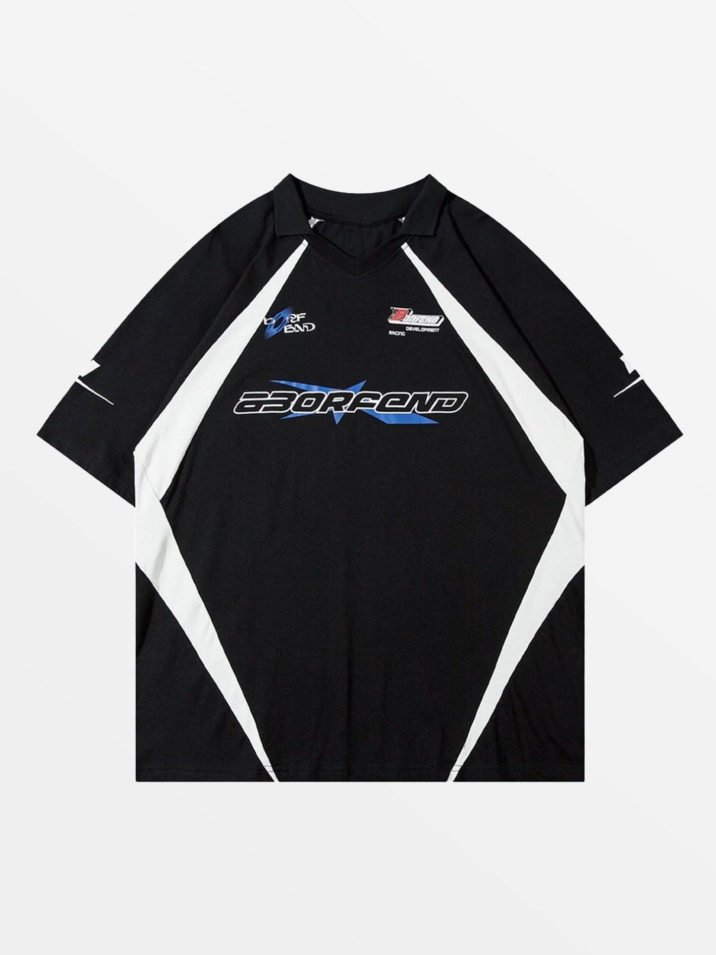 LUW "Solbalbis" Arc-Cut Tee - Luxury Heavyweight Wide-Sleeve Streetwear T-Shirt