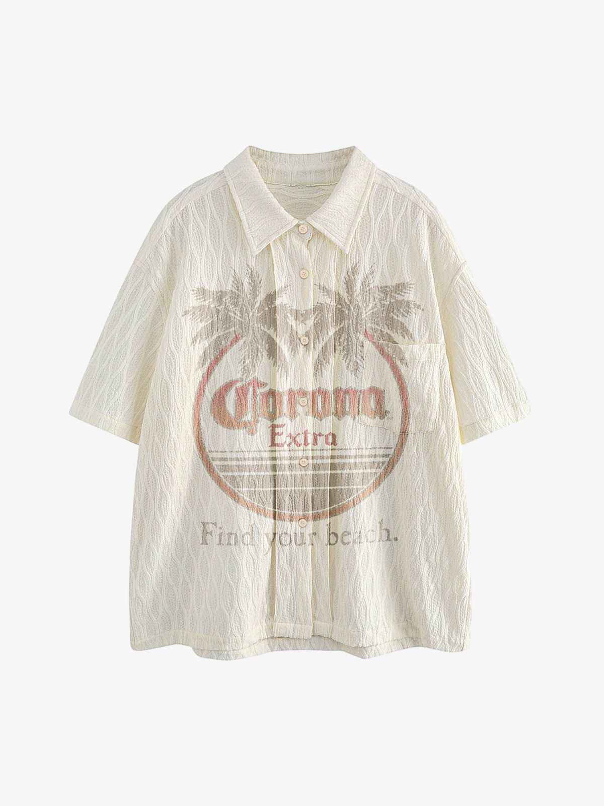 Palm Tree Short-Sleeve Shirt
