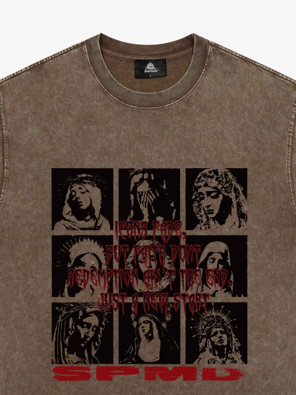 Original Saint Slogan Graphic T-Shirt