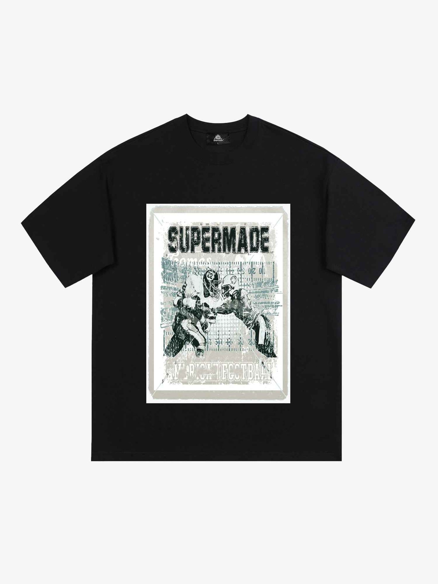 Super Bowl Football Print T-Shirt