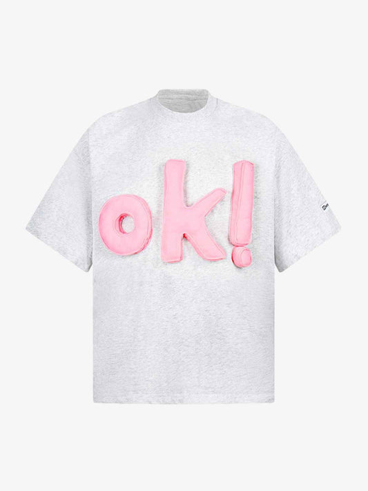 Fun "OK!" Graphic T-Shirt