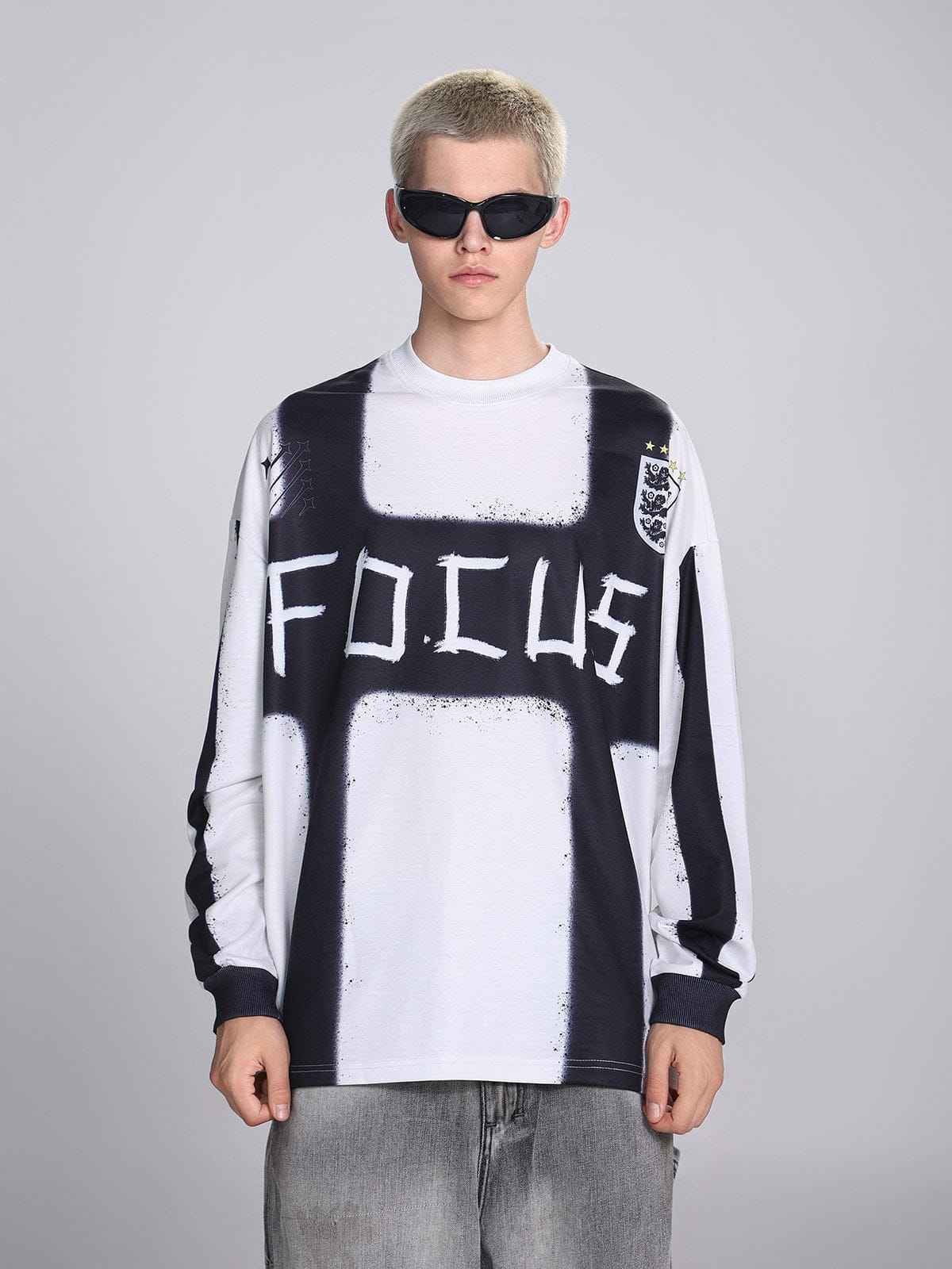 Long Sleeve Color Contrast