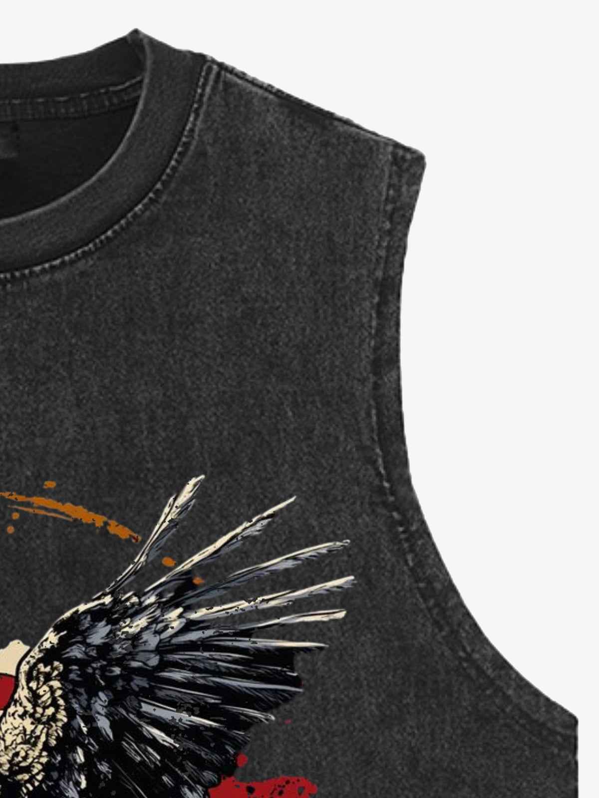 Original Printed Eagle Graphic Tank Top Vest