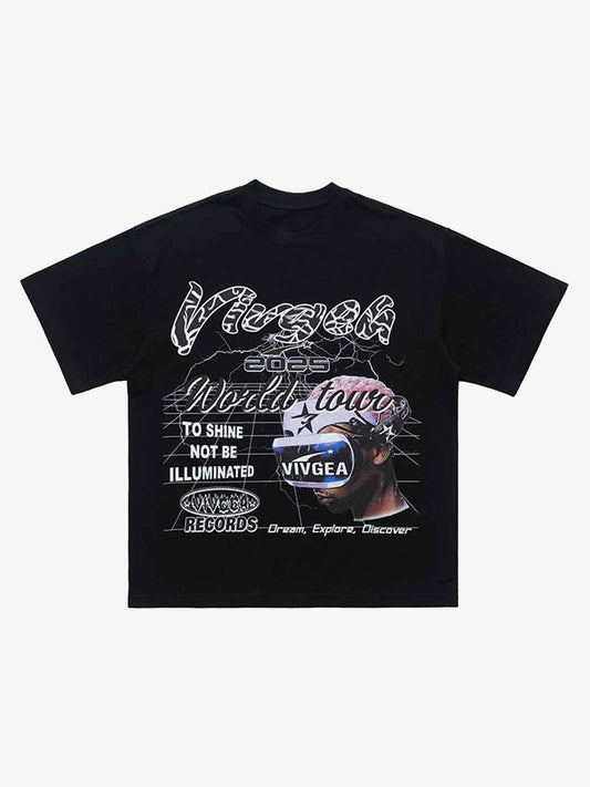 Retro Sci-Fi Graphic T-Shirt