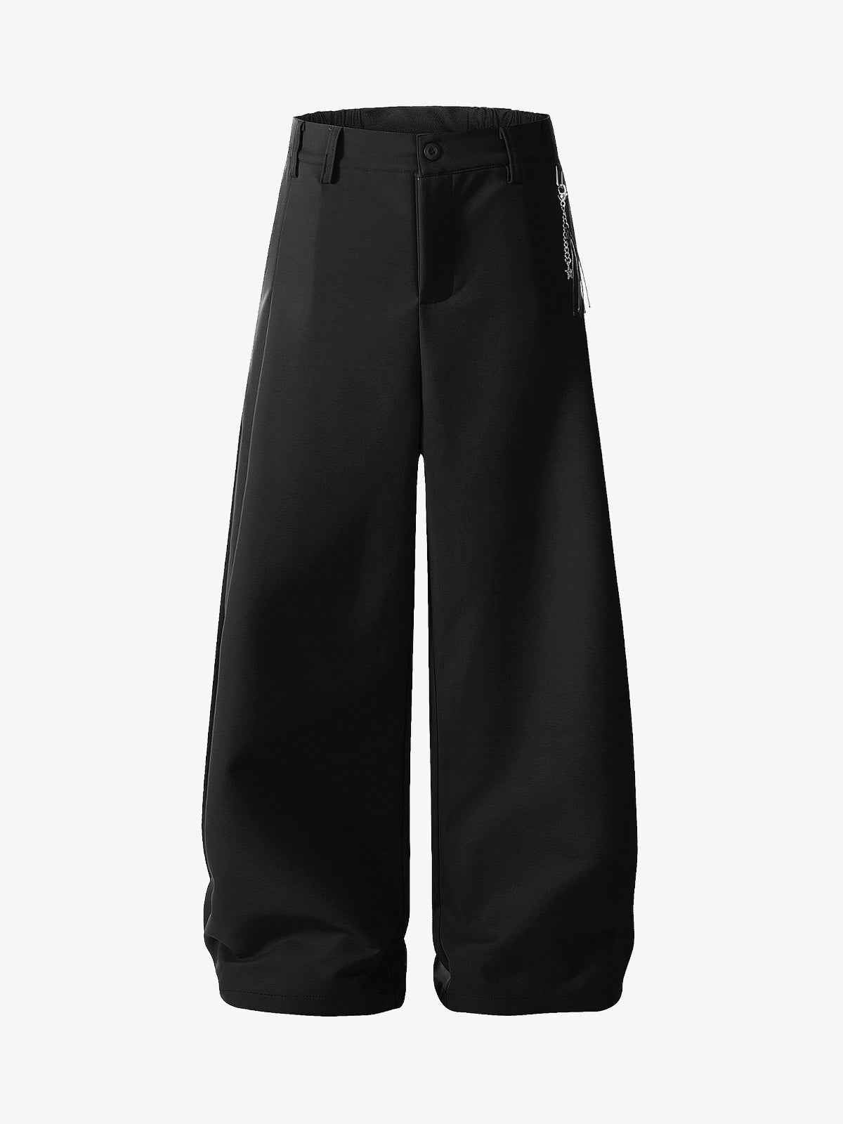 Elastic Waistband Barrel Pants - 2425