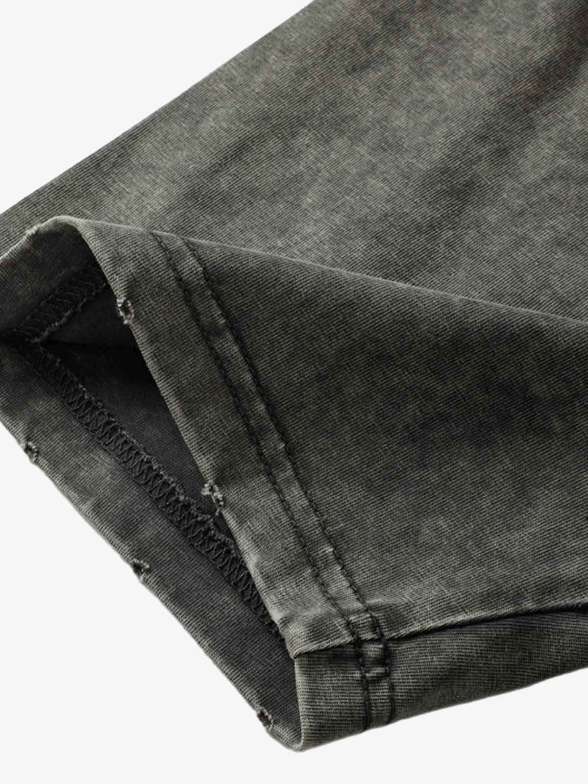 Vintage Washed Multi-Pocket T-Shirt