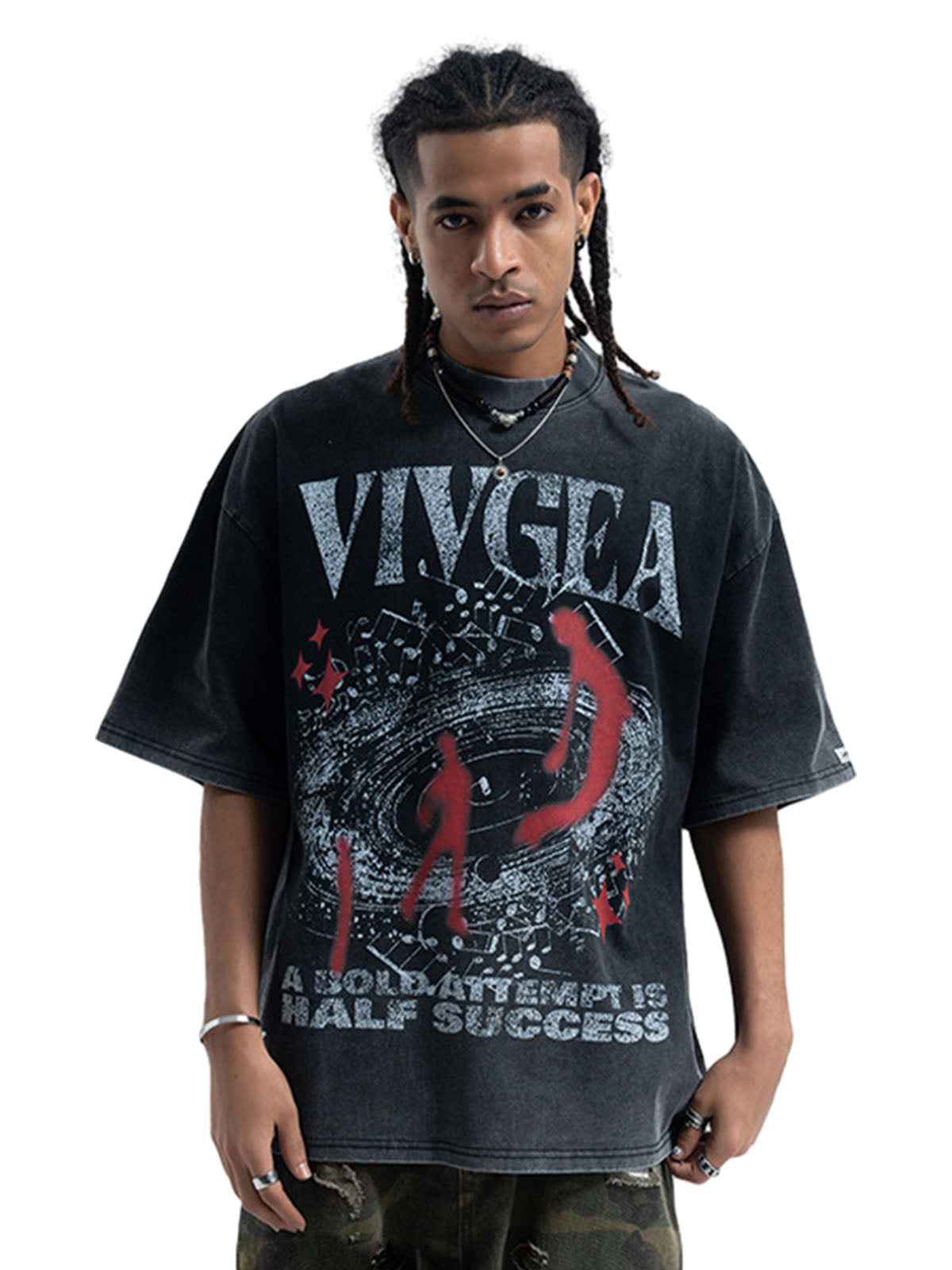 Washed Oversized Graphic T-Shirt