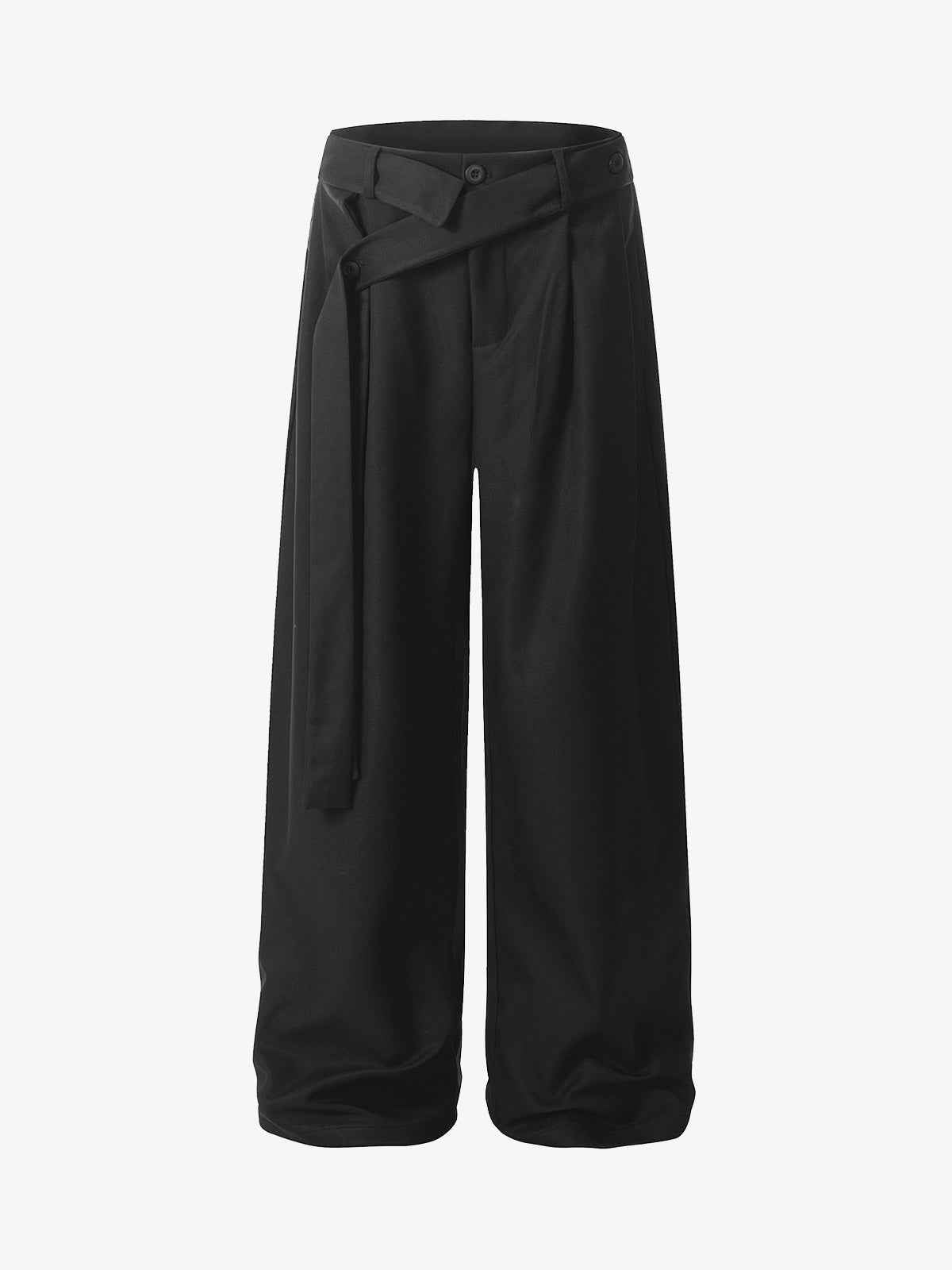 Pleated Belted Machete Track Pants