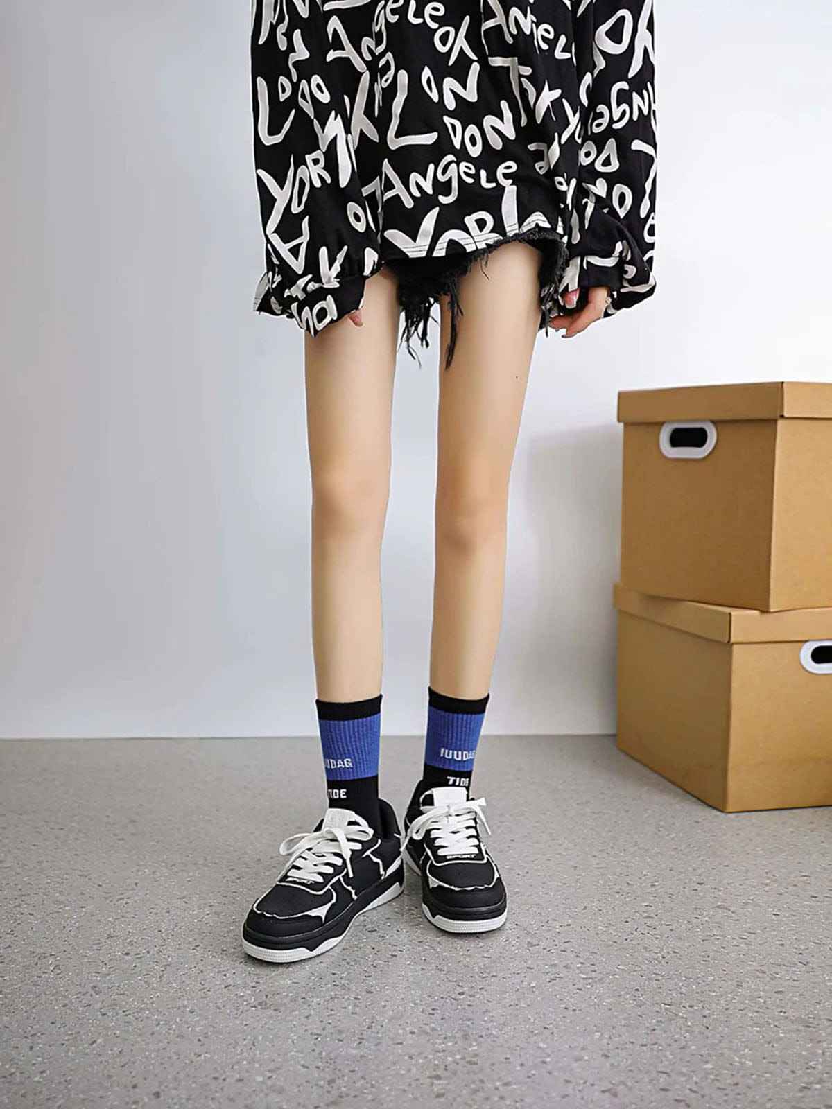 Sneakers High Street Black