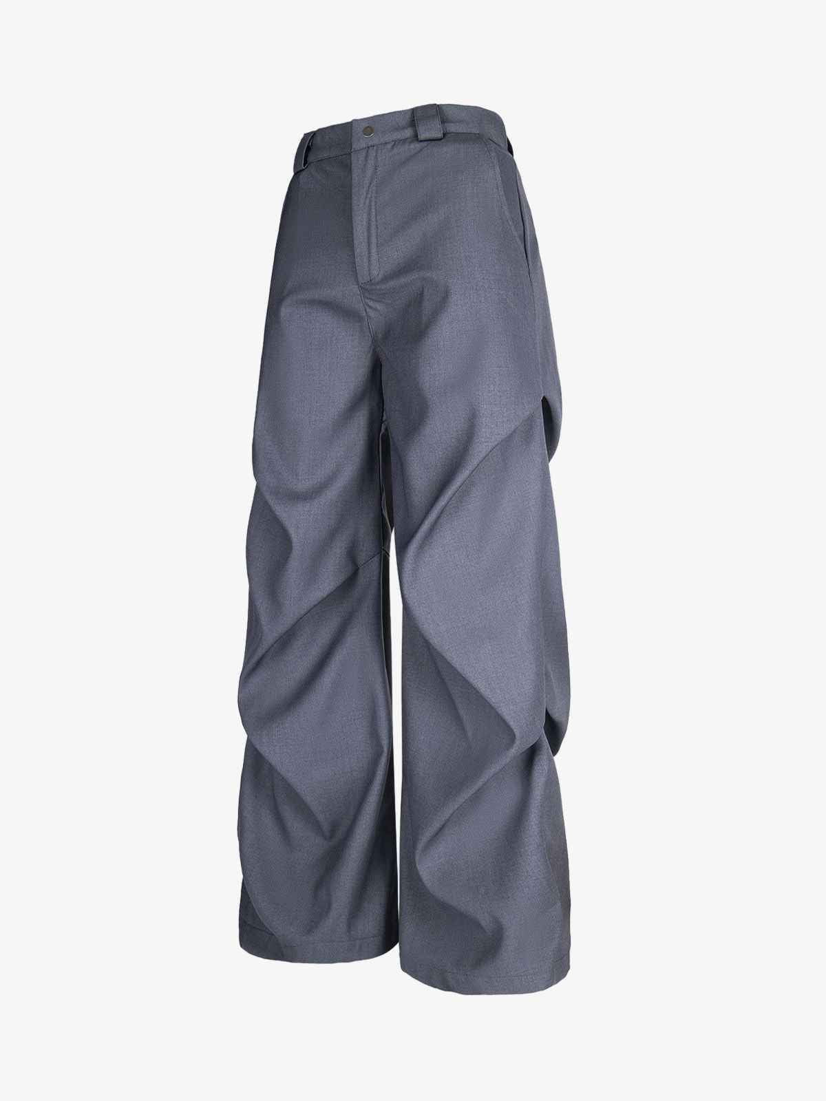 Woven Retro Cleanfit Pleated Drape Pants