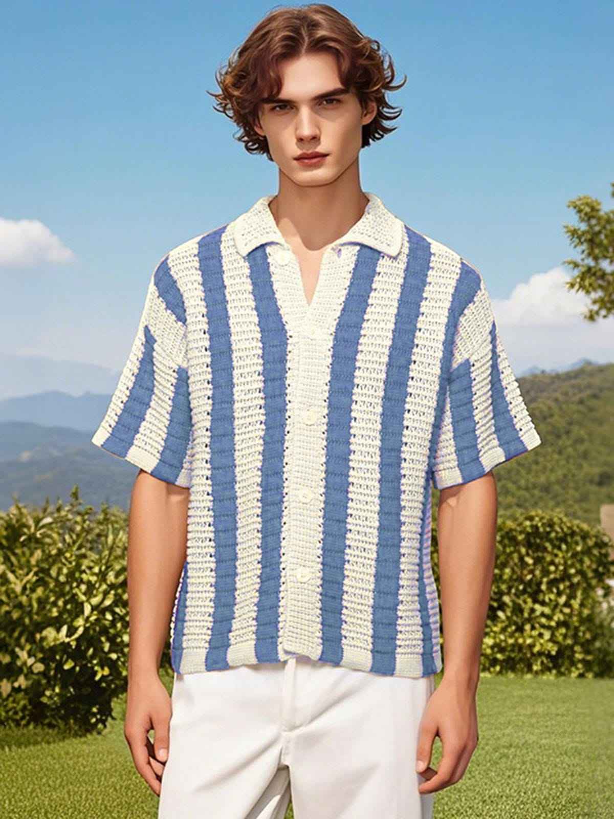 Polo Shirt Cardigan